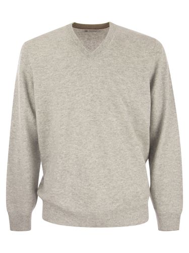 Cashmere V-neck Sweater - Brunello Cucinelli - Modalova