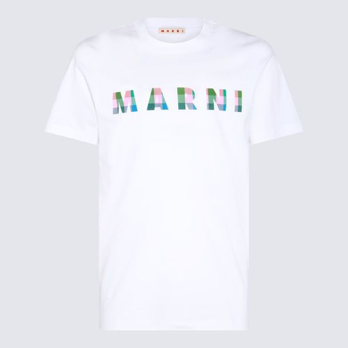 White Multicolour Cotton T-shirt - Marni - Modalova