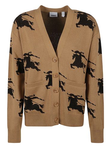 Burberry Intarsia-knit Cardigan - Burberry - Modalova