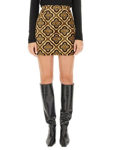 Etro Jacquard Velvet Mini Skirt - Etro - Modalova