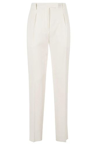 Straight Leg Tailored Trousers - Max Mara Studio - Modalova