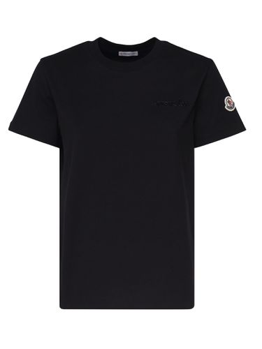 Moncler Beaded Logo T-shirt - Moncler - Modalova