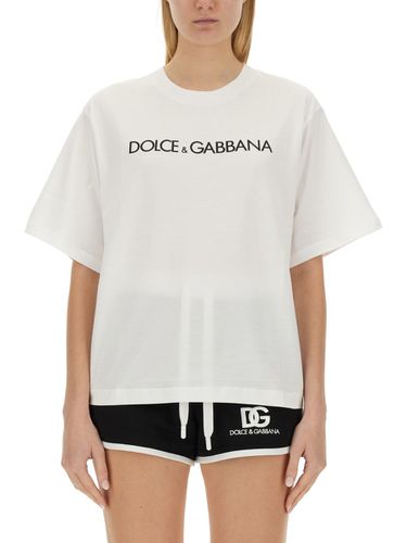 Dolce & Gabbana T-shirt With Logo - Dolce & Gabbana - Modalova