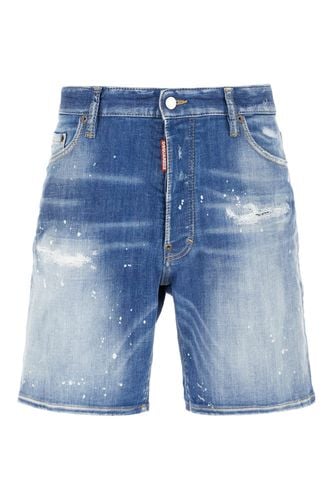 Denim Marine Bermuda Shorts - Dsquared2 - Modalova