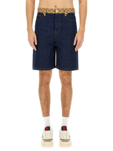 Gucci Denim Bermuda Shorts - Gucci - Modalova