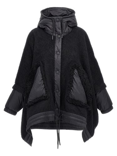 Moncler Grenoble Felt Nylon Cape - Moncler Grenoble - Modalova