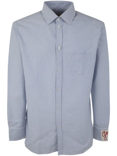 Golden M`s Shirt Regular Striped Cotton Oxford - Golden Goose - Modalova