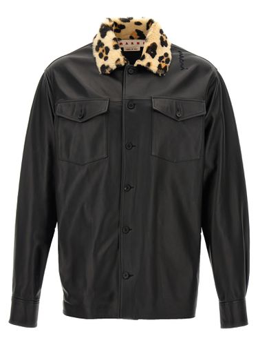 Marni Animal Collar Nappa Shirt - Marni - Modalova