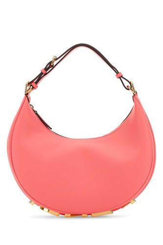 Pink Leather Small graphy Handbag - Fendi - Modalova