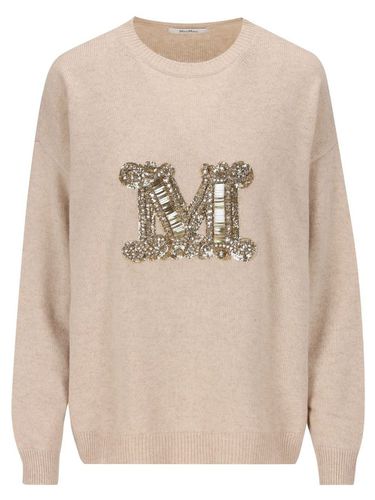 Logo Embellished Knitted Jumper - Max Mara - Modalova