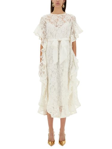 Zimmermann crush Lace Midi Dress - Zimmermann - Modalova