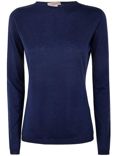 Fine-ribbed Crewneck Jumper TwinSet - TwinSet - Modalova