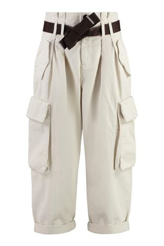 Ronfare Gabardine Cargo Trousers - Pinko - Modalova