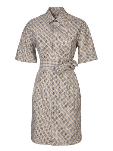 Burberry Check Cotton Shirt Dress - Burberry - Modalova