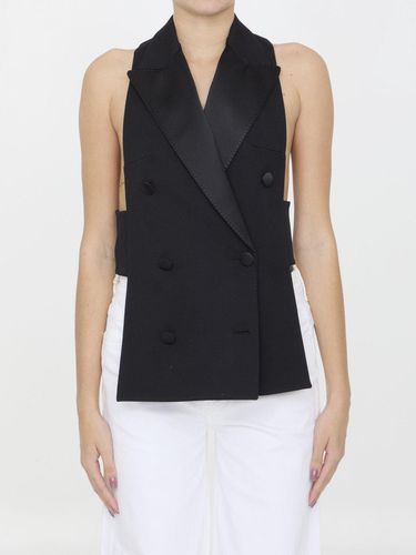 Double-breasted Gabardine Waistcoat - Dolce & Gabbana - Modalova