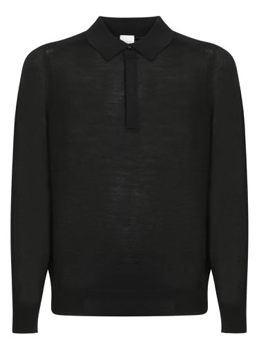 Paul Smith Black Wool Polo Shirt - Paul Smith - Modalova