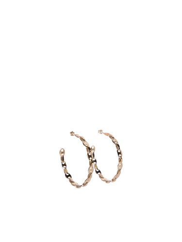 Gold Eight Nano Hoop Earrings - Paco Rabanne - Modalova