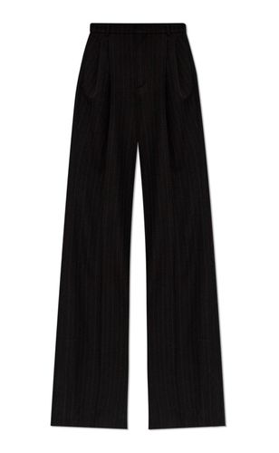 Wide Leg Striped Pants - Saint Laurent - Modalova