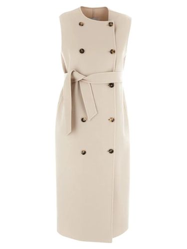 Max Mara Plava Sleeveless Coat - Max Mara - Modalova