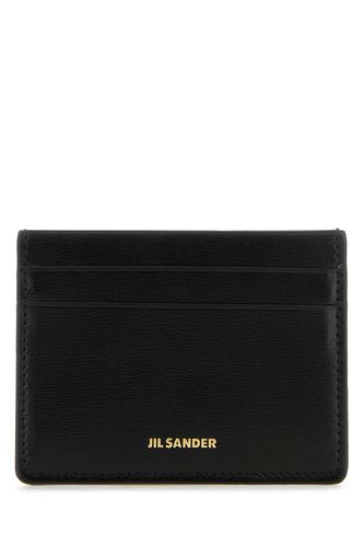 Black Leather Card Holder - Jil Sander - Modalova