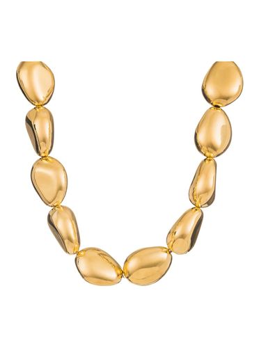 Lace Stone Necklace With Chunky Design And Without Closure In Gold Plated Bronze Woman - Federica Tosi - Modalova