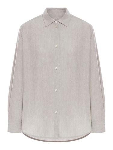 Totême Oversized Wool Mix Shirt - Totême - Modalova