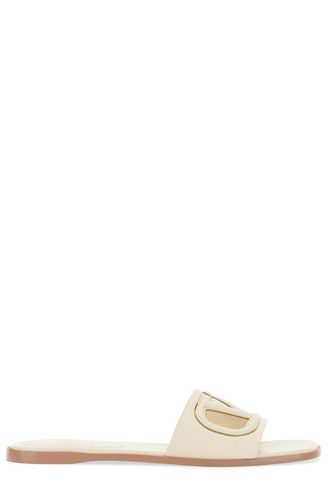 Logo Patch Slip-on Slides - Valentino Garavani - Modalova