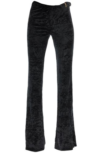 Versace Froiss Elvet Flared Pants - Versace - Modalova