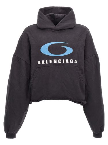 Loop Sports Icon Cropped Hoodie - Balenciaga - Modalova