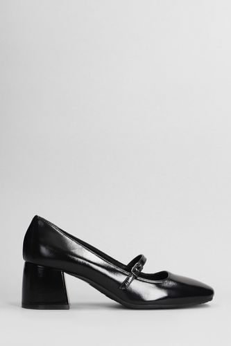 Julie Dee Pumps In Black Leather - Julie Dee - Modalova