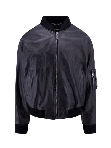 Dolce & Gabbana Leather Jacket - Dolce & Gabbana - Modalova