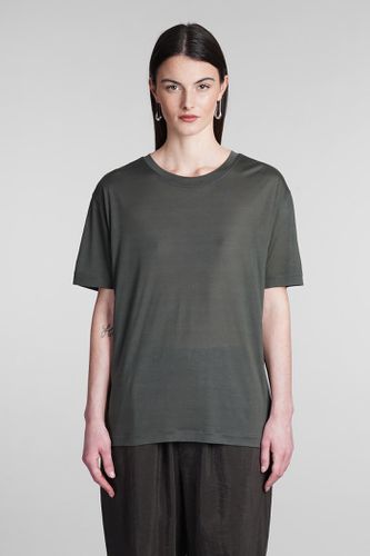Lemaire T-shirt In Green Silk - Lemaire - Modalova