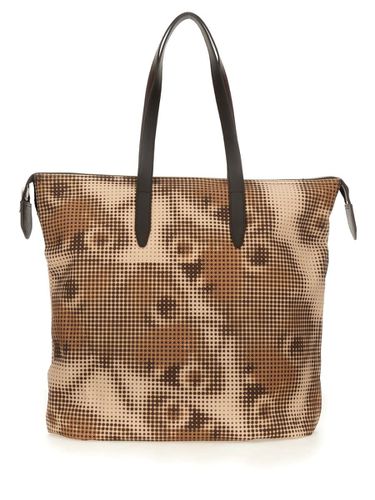 Printed Cotton Denim Tote Bag - Dries Van Noten - Modalova