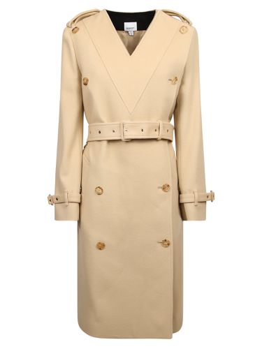 Burberry Cappotto Lana Beige - Burberry - Modalova