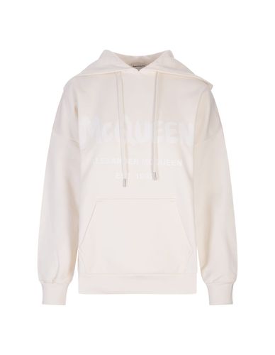 Calico Mcqueen Graffiti Hoodie - Alexander McQueen - Modalova