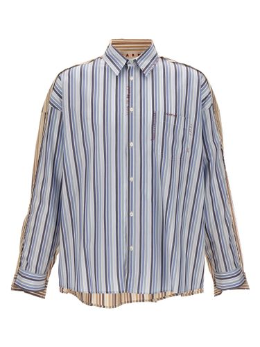 Marni Unfinished Striped Shirt - Marni - Modalova