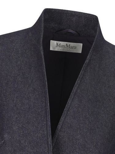 Stand Up Collar Button-up Jacket - Max Mara - Modalova