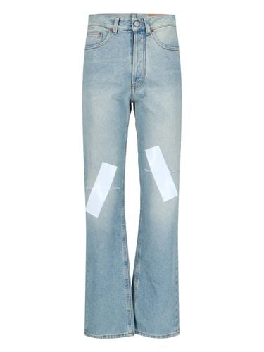 Taped Straight Jeans - MM6 Maison Margiela - Modalova