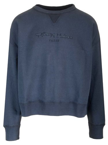 Crew-neck Sweatshirt With Reverse Logo - Maison Margiela - Modalova