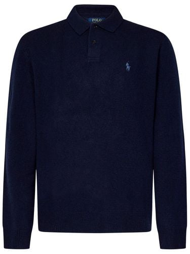 Logo Embroidered Long-sleeve Polo Shirt - Polo Ralph Lauren - Modalova