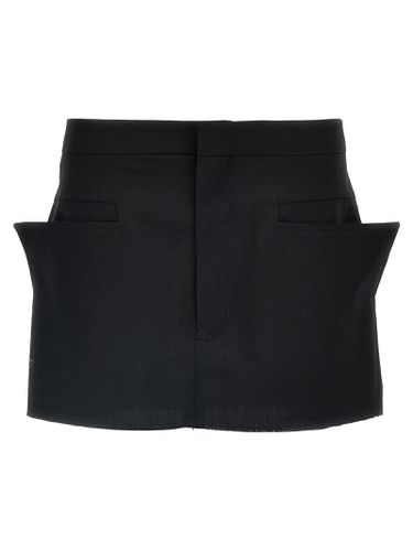 Rick Owens cut Off Mini Skirt - Rick Owens - Modalova