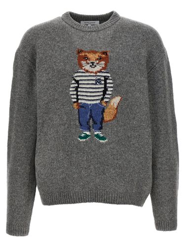 Fox Intarsia Sweater - Maison Kitsuné - Modalova