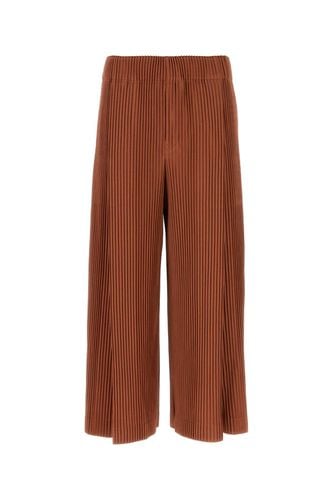 Copper Polyester Wide-leg Pant - Homme Plissé Issey Miyake - Modalova