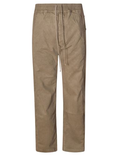 Elastic Drawstring Waist Straight Leg Trousers - Rick Owens - Modalova