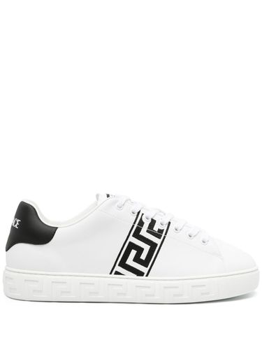 Versace Sneaker Calf Leather - Versace - Modalova