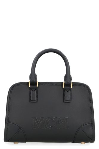 MCM Boston Leather Mini Bag - MCM - Modalova