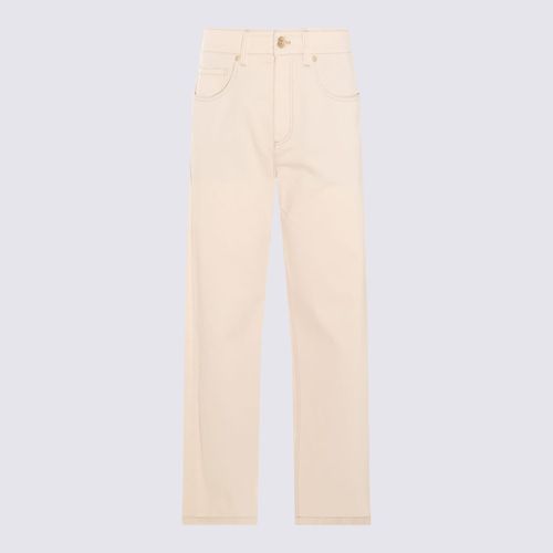 White Cotton Pants - Brunello Cucinelli - Modalova