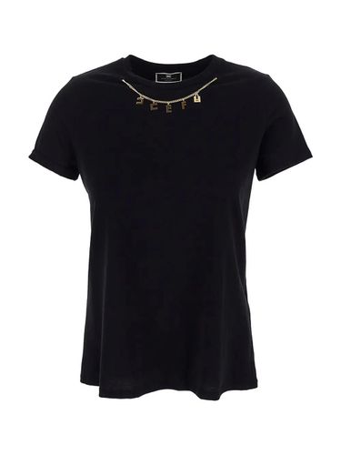 Elisabetta Franchi Chain T-shirt - Elisabetta Franchi - Modalova