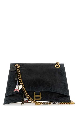 Leather Medium Crush Chain Shoulder Bag - Balenciaga - Modalova