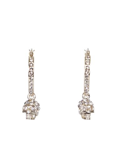 Skull Hoop Earrings - Alexander McQueen - Modalova